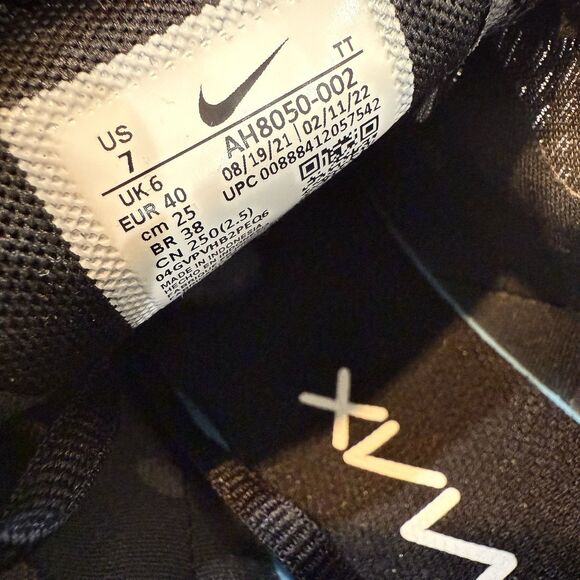 Nike Mens Air Max 270 Black White Shoes Sz 7 New Activewear AH8050-002